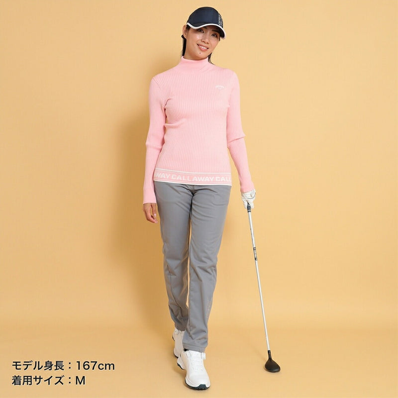 ベストスポーツ Callaway（キャロウェイ）製品。Callaway 長袖ハイネックプレーンニット 24FW C24218202