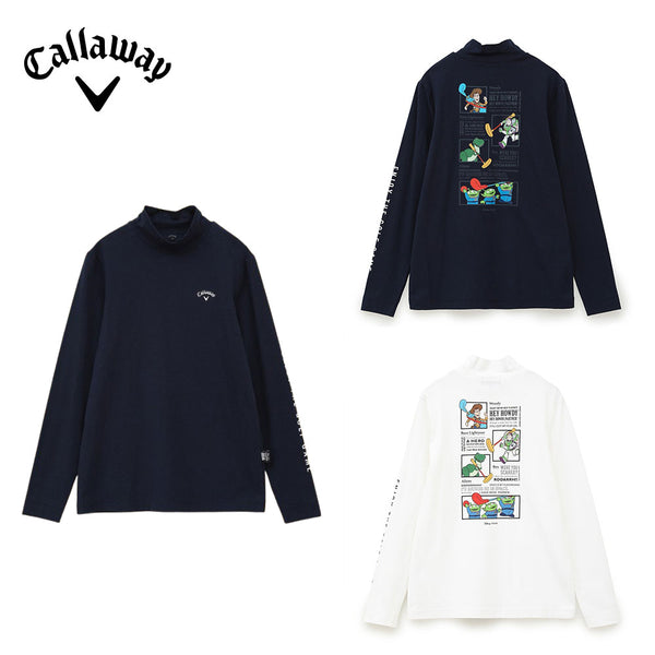 割引対象商品（3,000円以上） Callaway（キャロウェイ）製品。Callaway ToyStory / Callaway Collection ストレッチ天竺モックネックシャツ 24FW C24233231