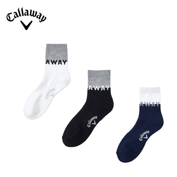 商品 Callaway（キャロウェイ）製品。Callaway バイカラーショートソックス 24FW C24293106