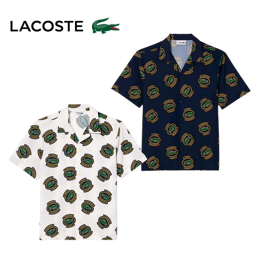 【LACOSTE 新品】日常/ゴルフ兼用 ウルトラドライ素材 リゾートシャツ LACOSTE 新品】日常/ゴルフ兼用 ウルトラドライ素材 リゾート