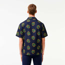 ベストスポーツ LACOSTE（ラコステ）製品。LACOSTE ウルトラドライオープンネック総柄シャツ 24SS CH7568-99