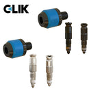 ベストスポーツ CLIK（クリック）製品。CLIK 仏式 バルブコア(2pcs)&ポンプヘッドアダプター(アルミ製)セット 55-4309901