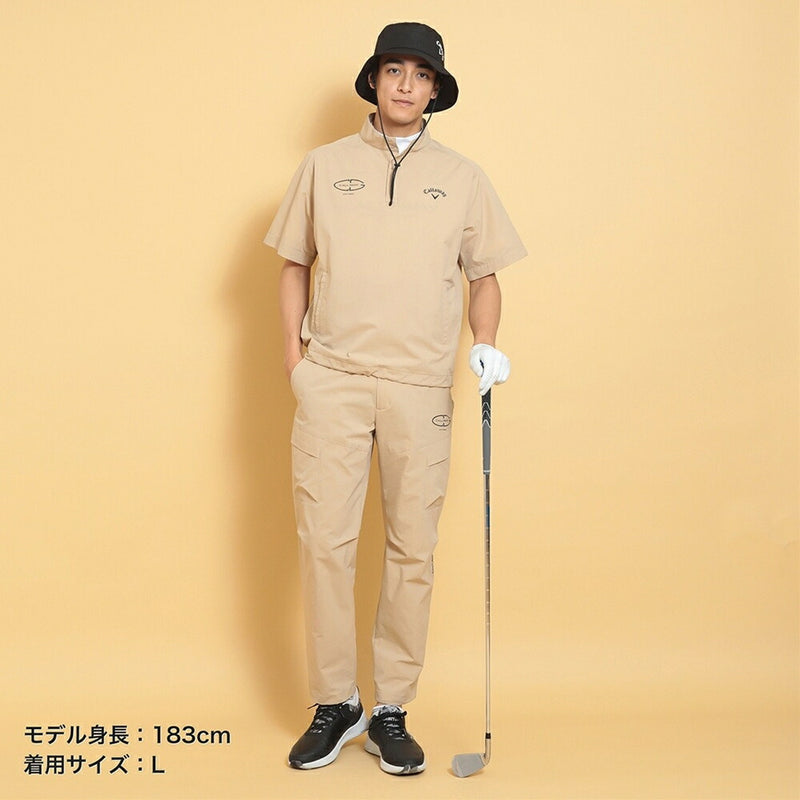 ベストスポーツ Callaway（キャロウェイ）製品。Callaway 8WAYストレッチ半袖プルオーバーブルゾン 25SS C25116100