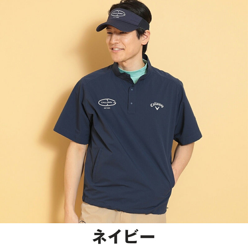 ベストスポーツ Callaway（キャロウェイ）製品。Callaway 8WAYストレッチ半袖プルオーバーブルゾン 25SS C25116100