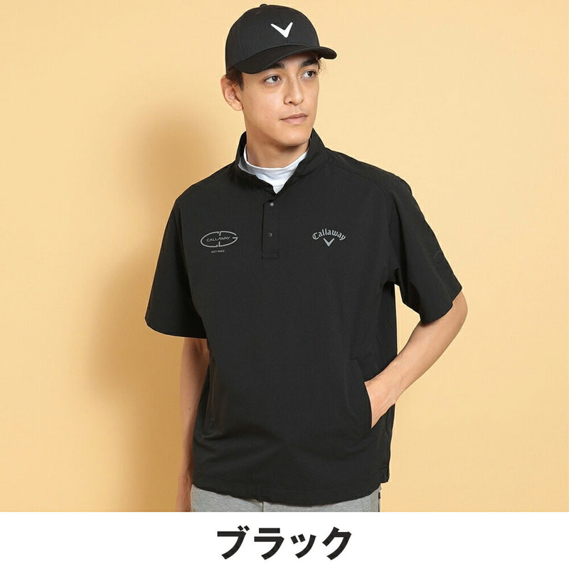 ベストスポーツ Callaway（キャロウェイ）製品。Callaway 8WAYストレッチ半袖プルオーバーブルゾン 25SS C25116100