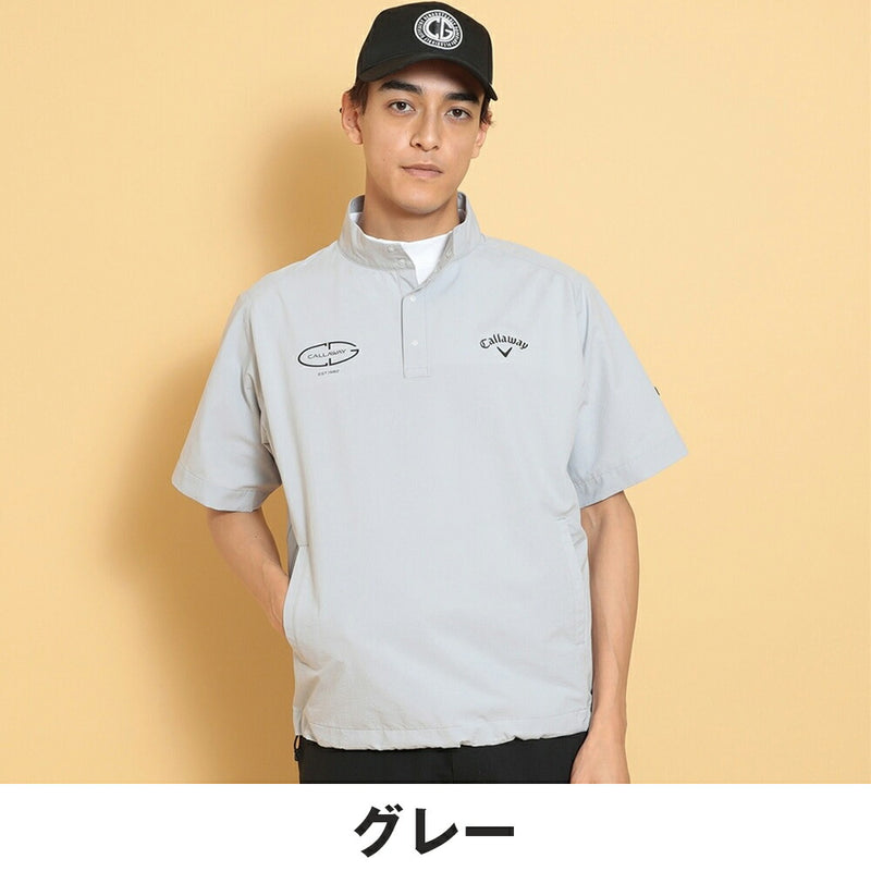 ベストスポーツ Callaway（キャロウェイ）製品。Callaway 8WAYストレッチ半袖プルオーバーブルゾン 25SS C25116100