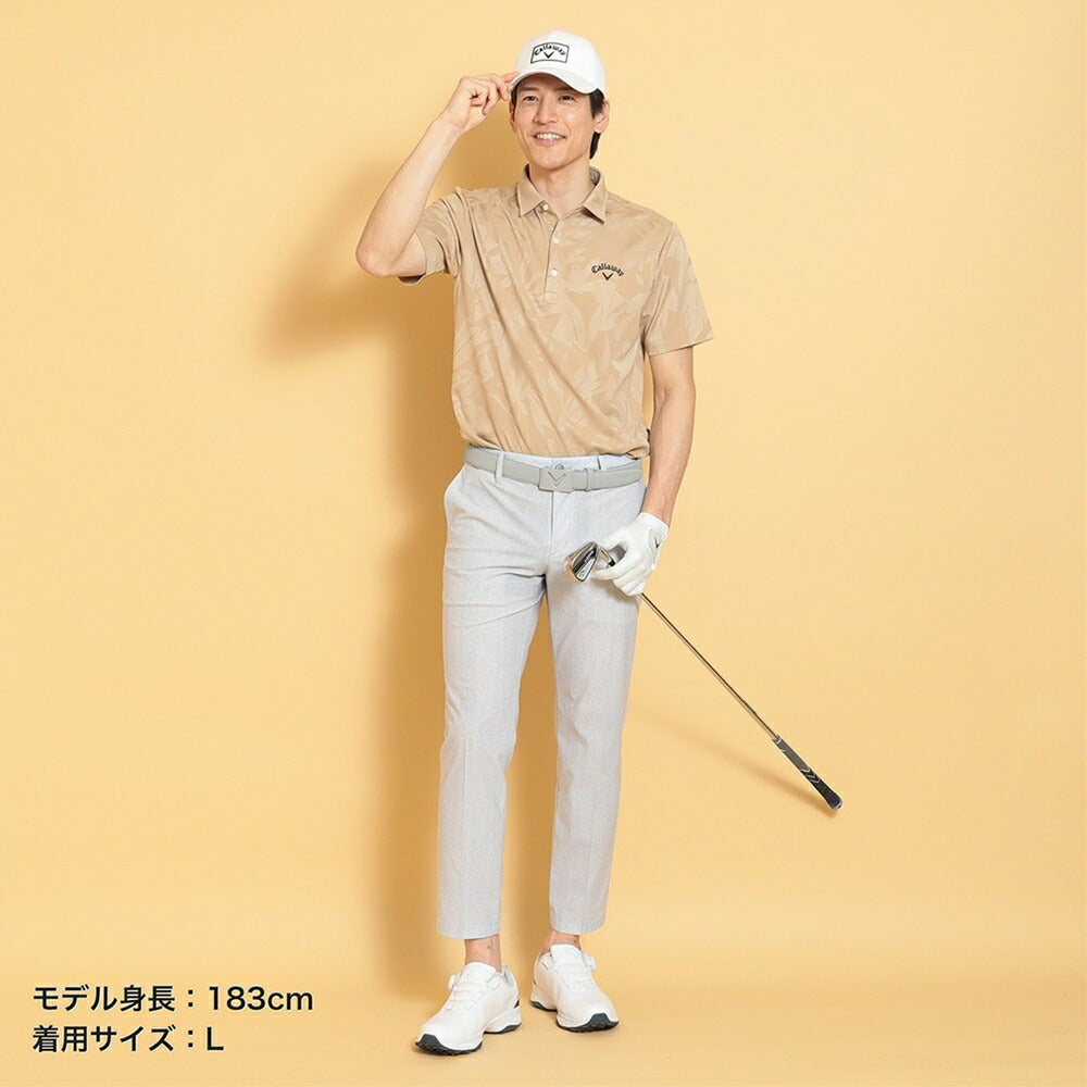 Callaway 【石川遼プロ着用】かざあなメッシュメランジプリント
