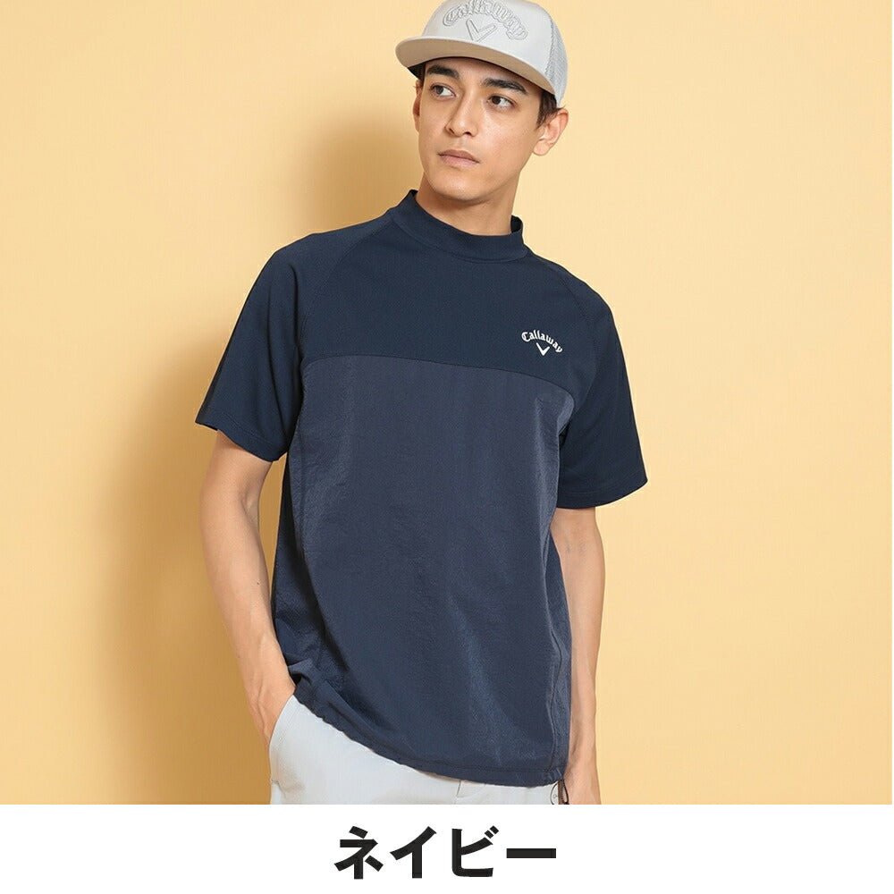 Callaway オニカノコ＆ドットエアモックネックシャツ 25SS