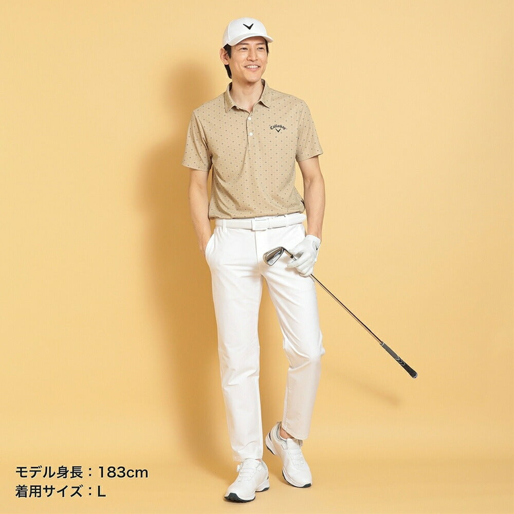 Callaway 【石川遼プロ着用】-3℃裏クールロゴプリントカノコシャツ