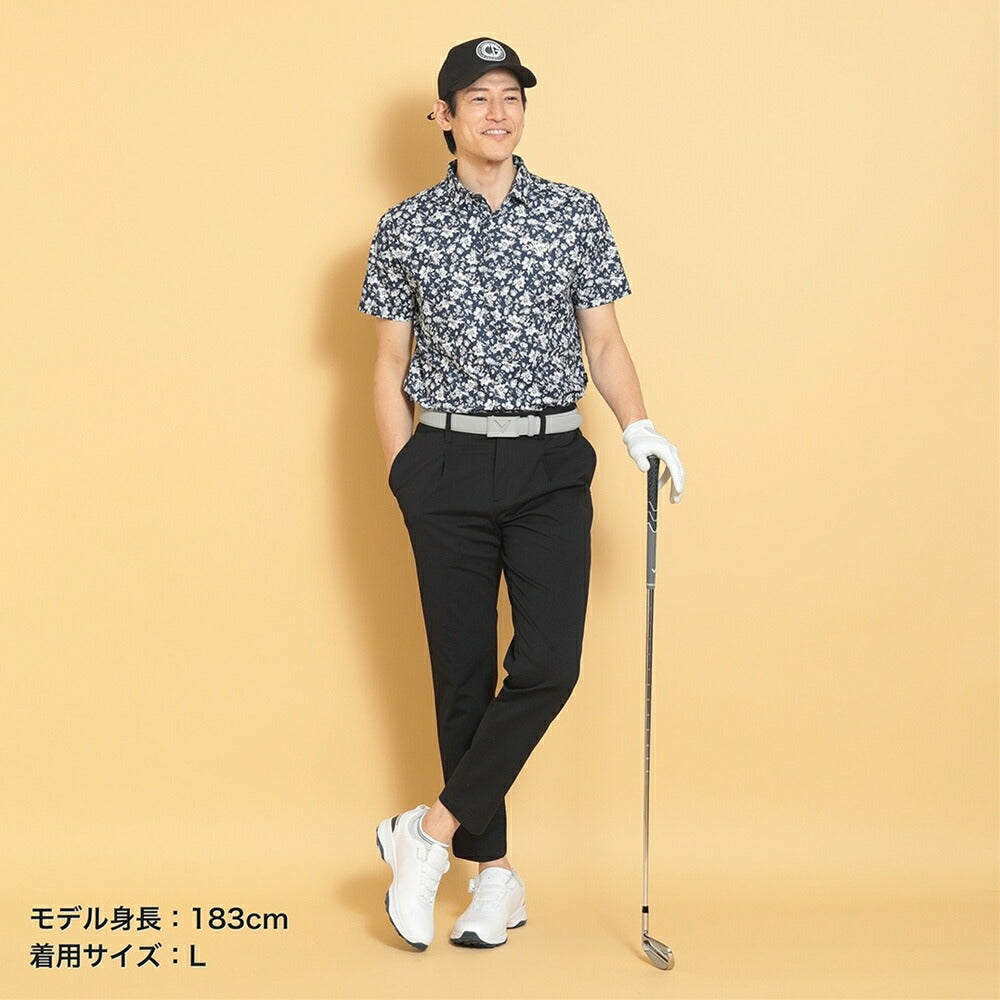 美品　Callaway　キャロウェイ　ゴルフ　シャツ　Mサイズ　3点 Callaway フラワープリントカノコシャツ 25SS C25134112 | 自転車