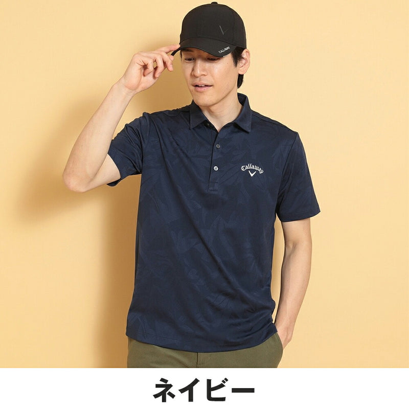 ベストスポーツ Callaway（キャロウェイ）製品。Callaway フラワージャカードシャツ 25SS C25134115