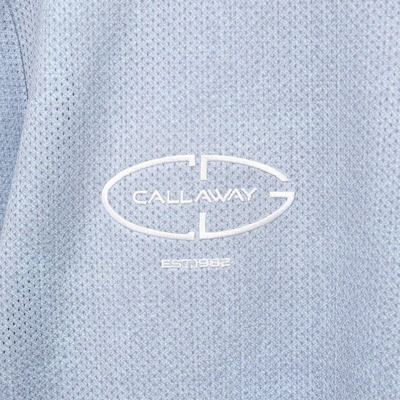 ベストスポーツ Callaway（キャロウェイ）製品。Callaway かざあなメッシュメランジプリントモックネック 25SS C25134116