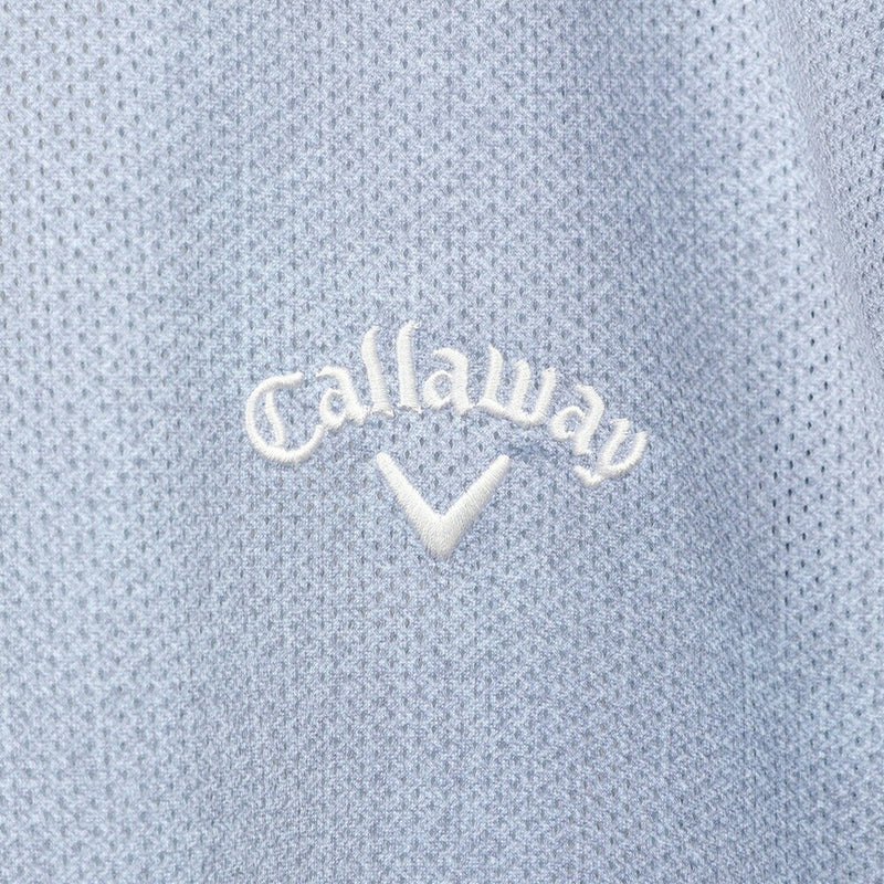 ベストスポーツ Callaway（キャロウェイ）製品。Callaway かざあなメッシュメランジプリントモックネック 25SS C25134116