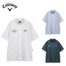 ベストスポーツ Callaway（キャロウェイ）製品。Callaway かざあなメッシュメランジプリントモックネック 25SS C25134116