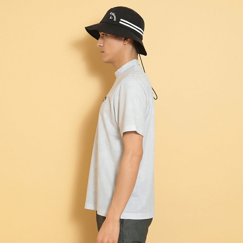 ベストスポーツ Callaway（キャロウェイ）製品。Callaway かざあなメッシュメランジプリントモックネック 25SS C25134116