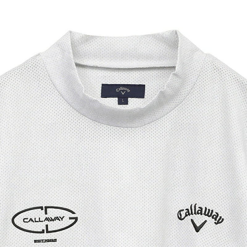 ベストスポーツ Callaway（キャロウェイ）製品。Callaway かざあなメッシュメランジプリントモックネック 25SS C25134116