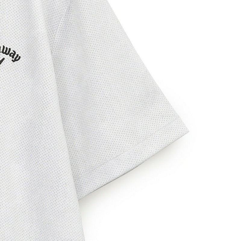 ベストスポーツ Callaway（キャロウェイ）製品。Callaway かざあなメッシュメランジプリントモックネック 25SS C25134116