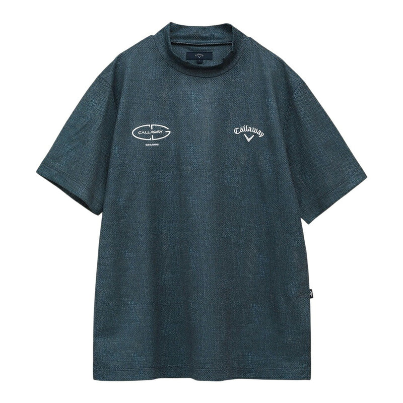 ベストスポーツ Callaway かざあなメッシュメランジプリントモックネック 25SS C25134116