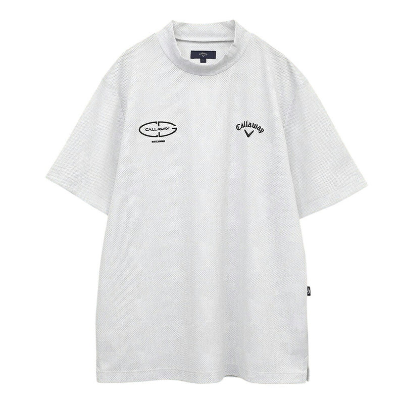 ベストスポーツ Callaway かざあなメッシュメランジプリントモックネック 25SS C25134116