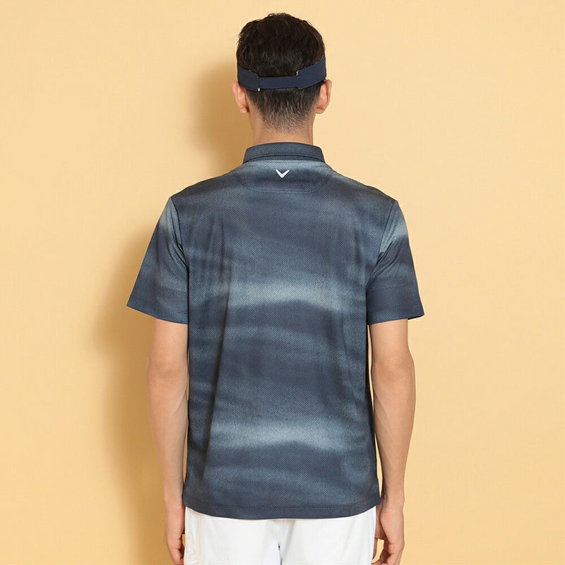 ベストスポーツ Callaway（キャロウェイ）製品。Callaway かざあなメッシュ水面プリントシャツ 25SS C25134117