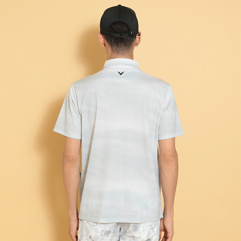 ベストスポーツ Callaway（キャロウェイ）製品。Callaway かざあなメッシュ水面プリントシャツ 25SS C25134117