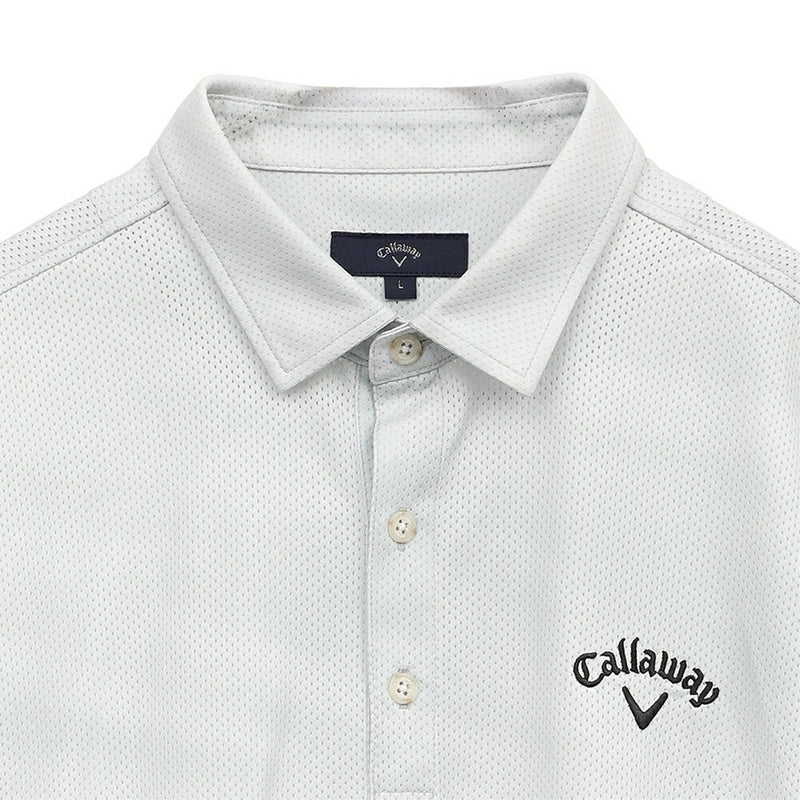 ベストスポーツ Callaway（キャロウェイ）製品。Callaway かざあなメッシュ水面プリントシャツ 25SS C25134117