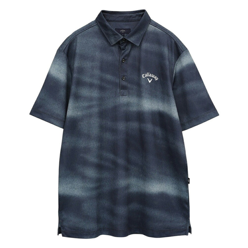 ベストスポーツ Callaway かざあなメッシュ水面プリントシャツ 25SS C25134117