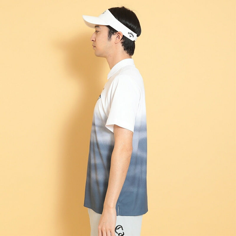 ベストスポーツ Callaway（キャロウェイ）製品。Callaway -3℃裏クールウェーブプリントカノコシャツ 25SS C25134124