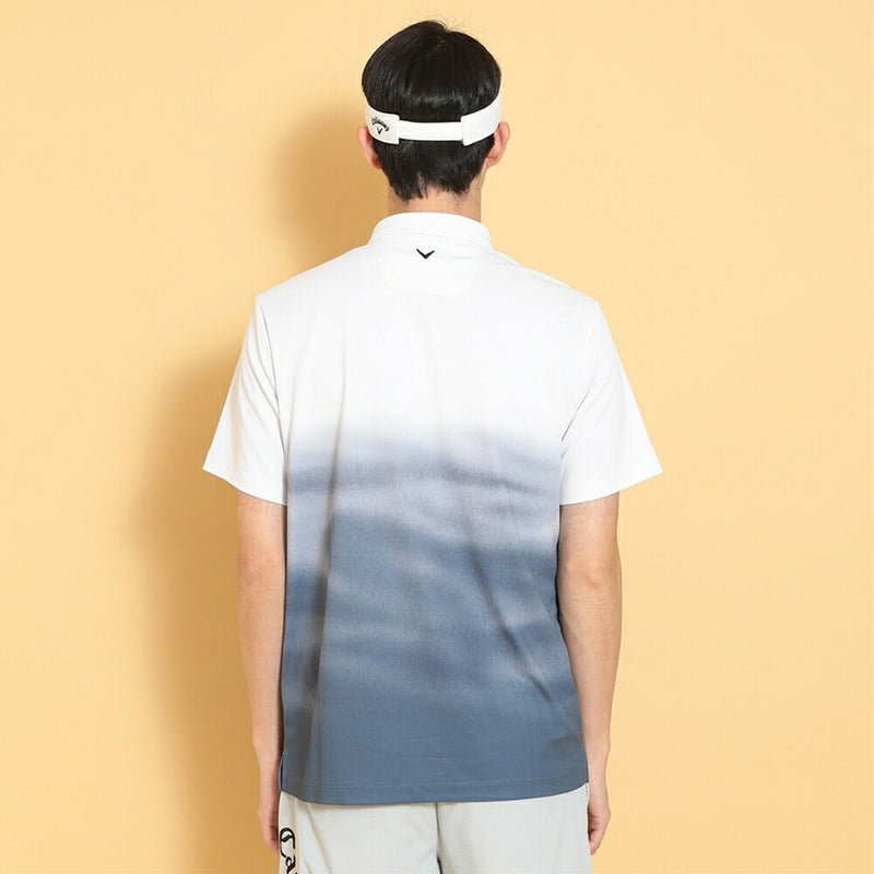 ベストスポーツ Callaway（キャロウェイ）製品。Callaway -3℃裏クールウェーブプリントカノコシャツ 25SS C25134124