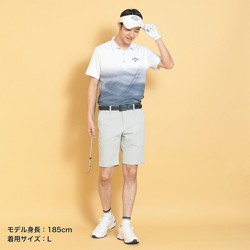 ベストスポーツ Callaway（キャロウェイ）製品。Callaway -3℃裏クールウェーブプリントカノコシャツ 25SS C25134124