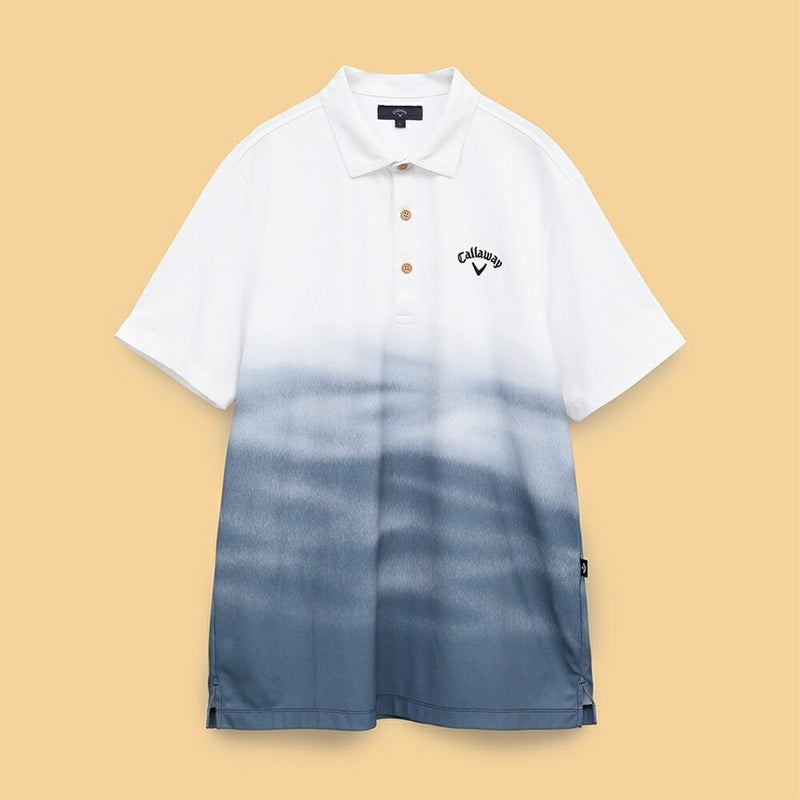 ベストスポーツ Callaway（キャロウェイ）製品。Callaway -3℃裏クールウェーブプリントカノコシャツ 25SS C25134124