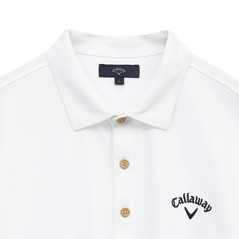 ベストスポーツ Callaway（キャロウェイ）製品。Callaway -3℃裏クールウェーブプリントカノコシャツ 25SS C25134124