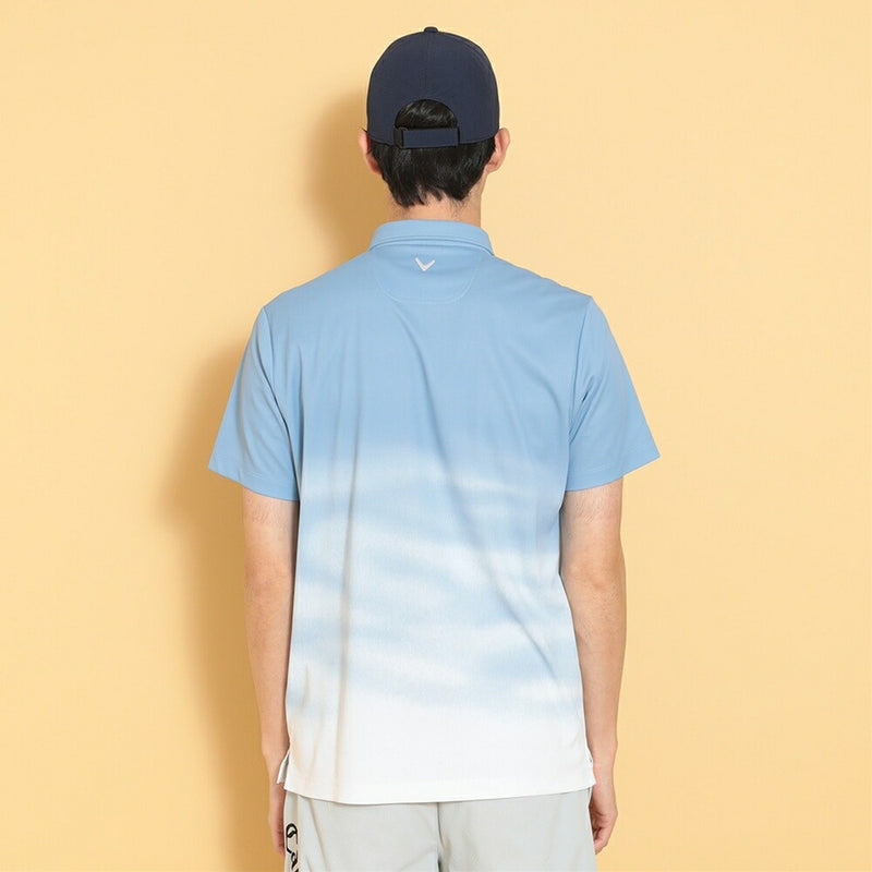 ベストスポーツ Callaway（キャロウェイ）製品。Callaway -3℃裏クールウェーブプリントカノコシャツ 25SS C25134124