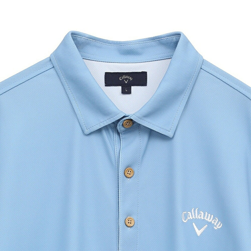ベストスポーツ Callaway（キャロウェイ）製品。Callaway -3℃裏クールウェーブプリントカノコシャツ 25SS C25134124