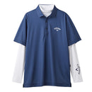 ベストスポーツ Callaway ストライププリントカノコセットシャツ 25SS C25134126