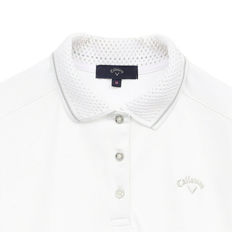 ベストスポーツ Callaway（キャロウェイ）製品。Callaway -3℃裏クールフレンチスリーブポロシャツ 25SS C25134208