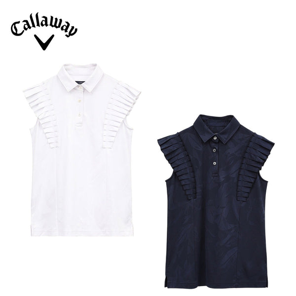 Callaway（キャロウェイ） Callaway（キャロウェイ）製品。Callaway フラワージャカードプリーツスリーブシャツ 25SS C25134210