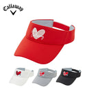 ベストスポーツ Callaway（キャロウェイ）製品。Callaway ラブキャロウェイ バイザー 25SS C25191209