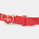 ベストスポーツ Callaway（キャロウェイ）製品。Callaway ラブキャロウェイ ハート型バックルベルト 25SS C25192206