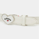 ベストスポーツ Callaway（キャロウェイ）製品。Callaway ラブキャロウェイ ハート型バックルベルト 25SS C25192206