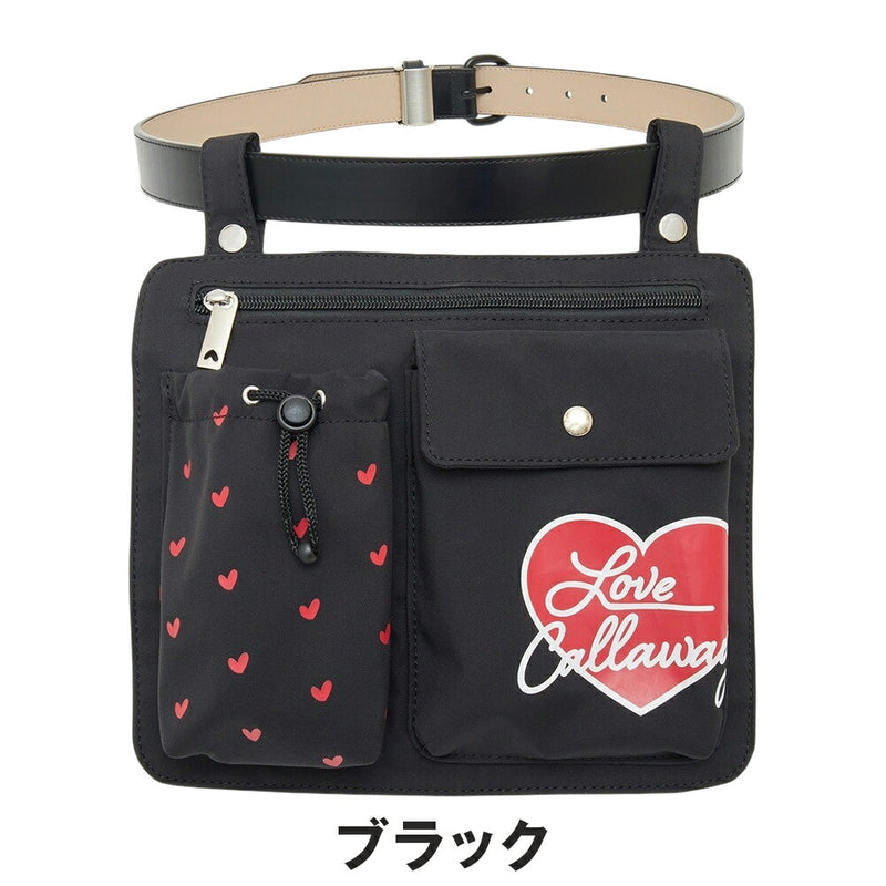 ベストスポーツ Callaway（キャロウェイ）製品。Callaway ラブキャロウェイ ウエストポーチ付きベルト 25SS C25192207