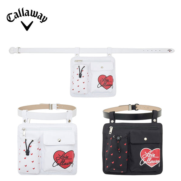 Callaway（キャロウェイ） Callaway（キャロウェイ）製品。Callaway ラブキャロウェイ ウエストポーチ付きベルト 25SS C25192207