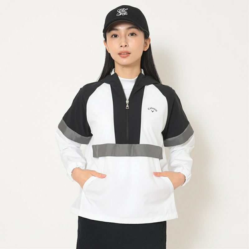 ベストスポーツ Callaway（キャロウェイ）製品。Callaway 2WAYハーフジップフーディーブルゾン 25FW C25215200