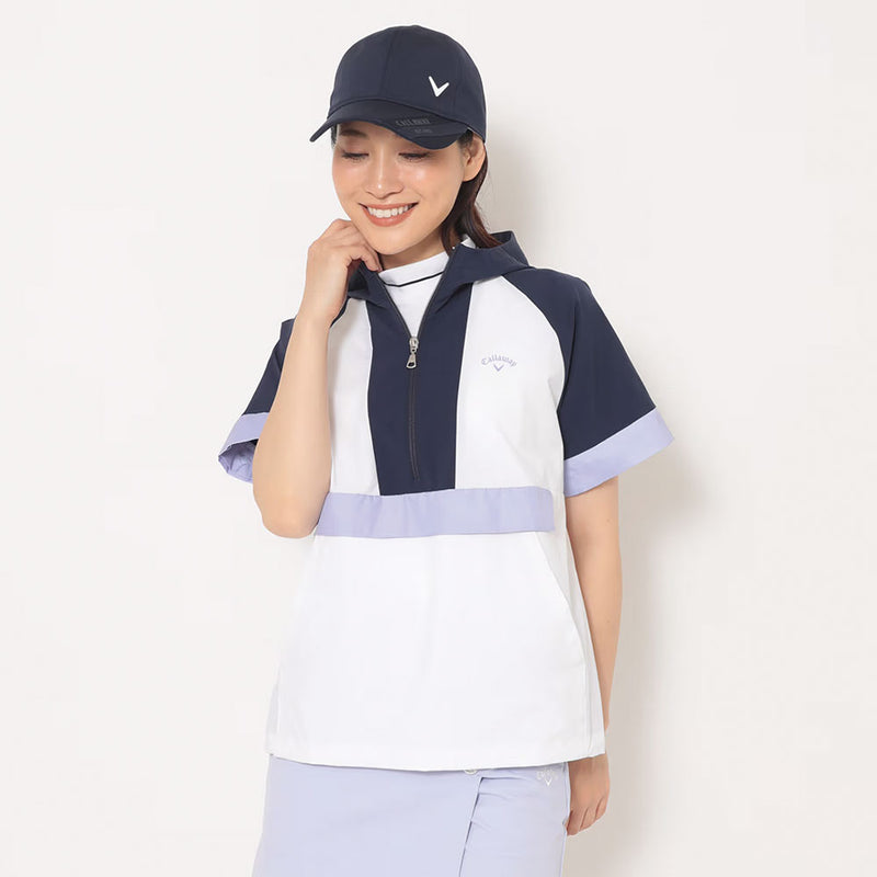 ベストスポーツ Callaway 2WAYハーフジップフーディーブルゾン 25FW C25215200