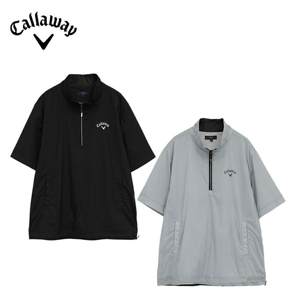 ゴルフ - ウェア - メンズ Callaway（キャロウェイ）製品。Callaway ストレッチミニリップハーフジップブルゾン 25FW C25216100