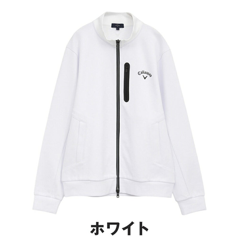 ベストスポーツ Callaway（キャロウェイ）製品。Callaway カノコダブルニットフルジップスウェット 25FW C25217101