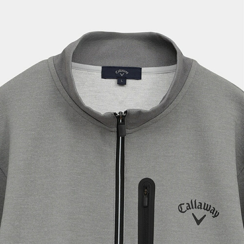 ベストスポーツ Callaway（キャロウェイ）製品。Callaway カノコダブルニットフルジップスウェット 25FW C25217101