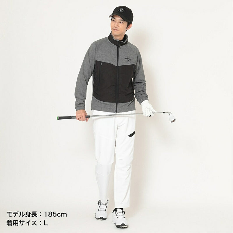 ベストスポーツ Callaway（キャロウェイ）製品。Callaway バックグリッド裏起毛フルジップスウェット 25FW C25217104