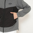 ベストスポーツ Callaway（キャロウェイ）製品。Callaway バックグリッド裏起毛フルジップスウェット 25FW C25217104