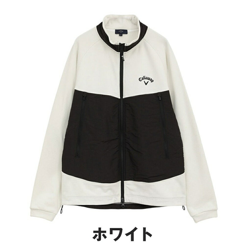 ベストスポーツ Callaway（キャロウェイ）製品。Callaway バックグリッド裏起毛フルジップスウェット 25FW C25217104